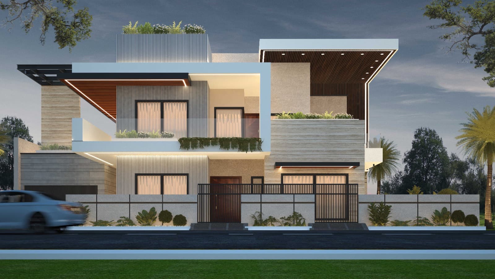 54′ × 57′ Residence before and after — before