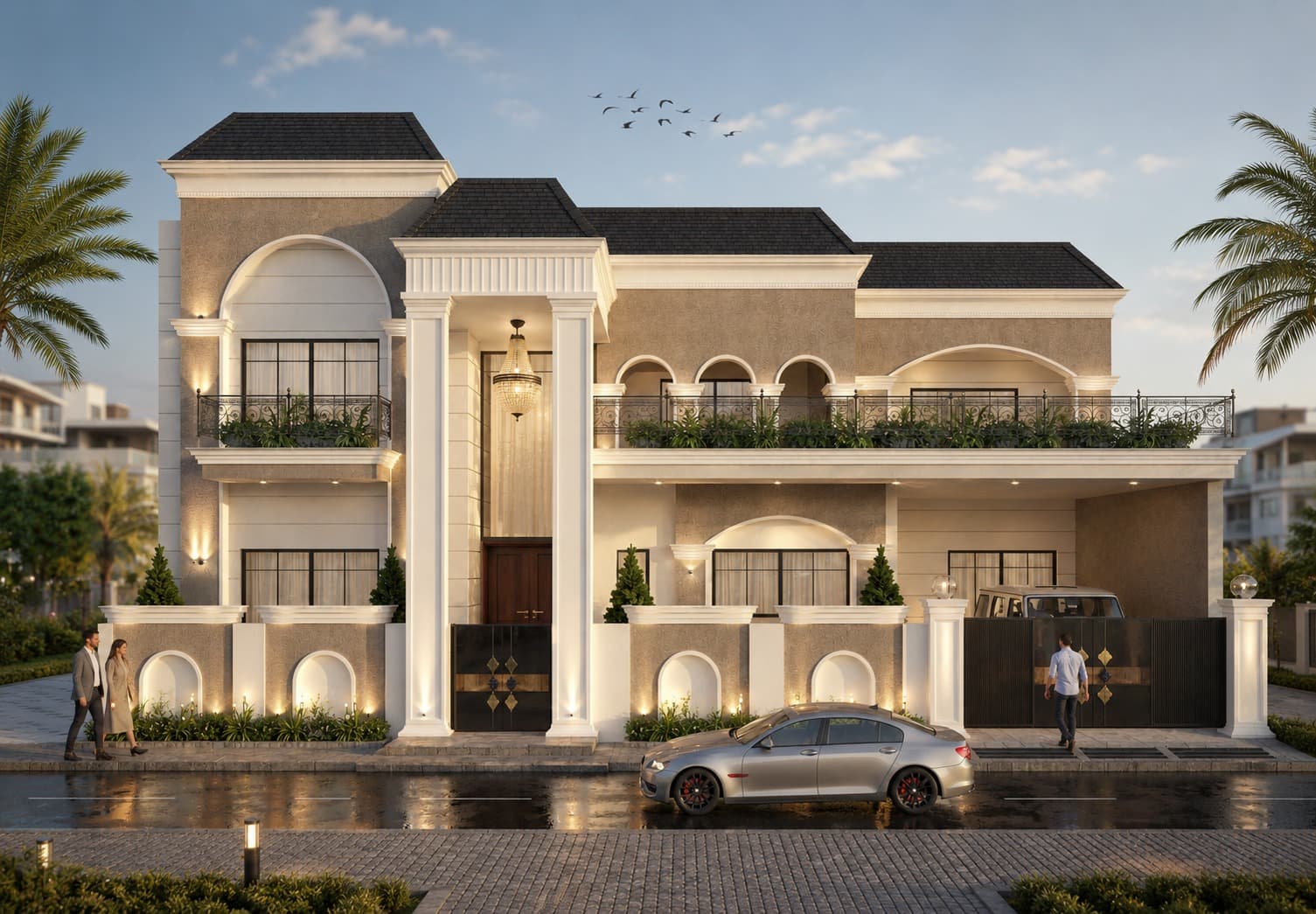 60′ × 47′ Neo-Classical Residence — Punjab