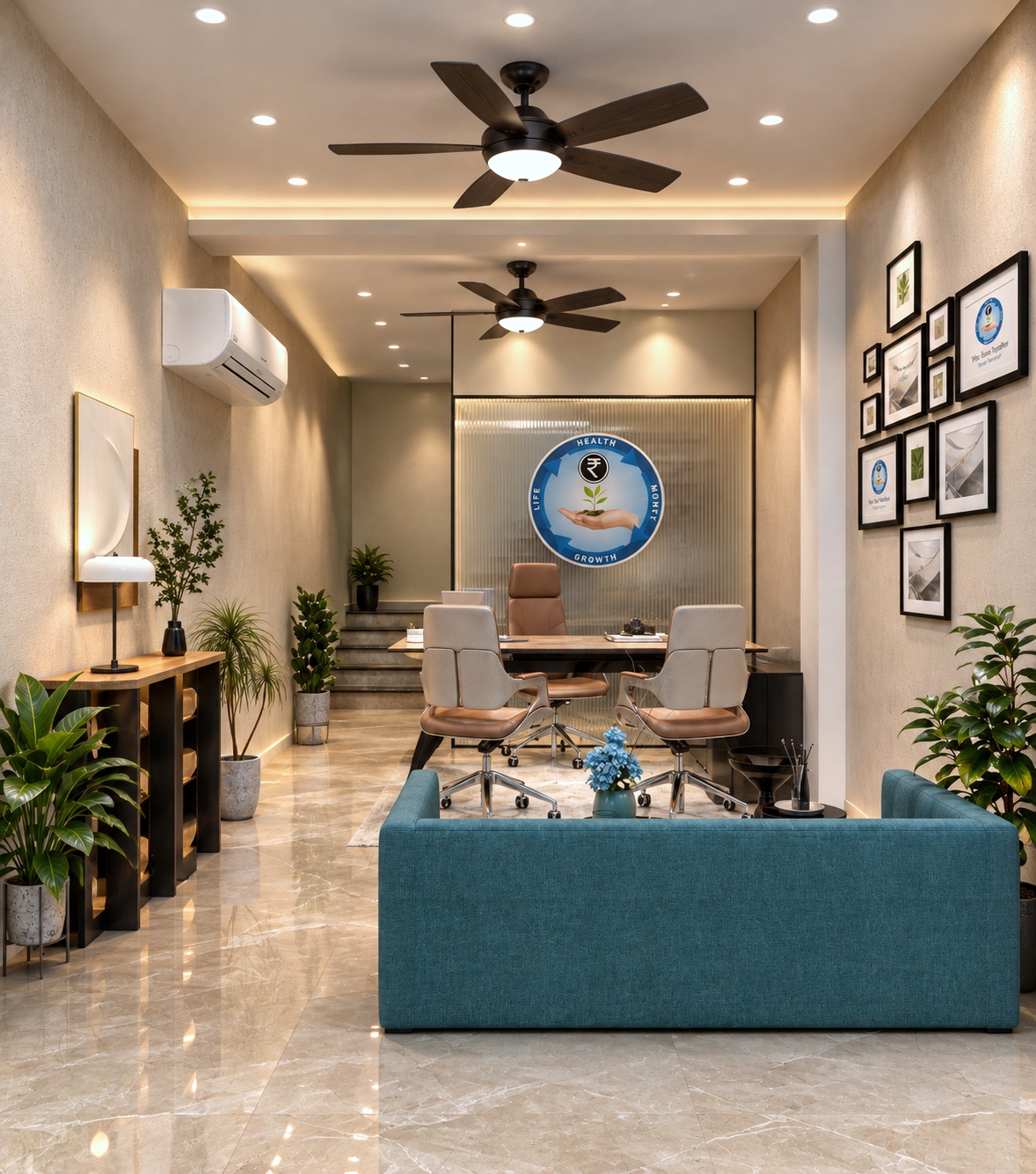 Happy Finance — Commercial Office Interior — view 1
